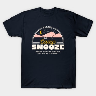 Pisces Camp Snooze T-Shirt